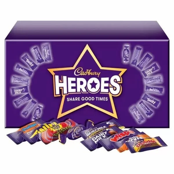 [2024 Flash Sale + Free Shipping]Cadbury Heroes Chocolate Bulk 2 KG Sharing Box